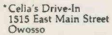 Celias Drive-In - From A Diners Guide With Addresses